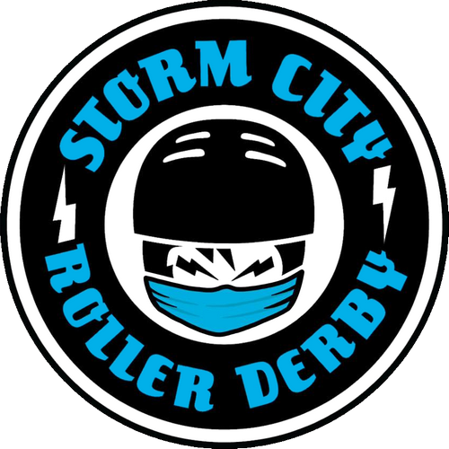 Storm City Roller Derby logo